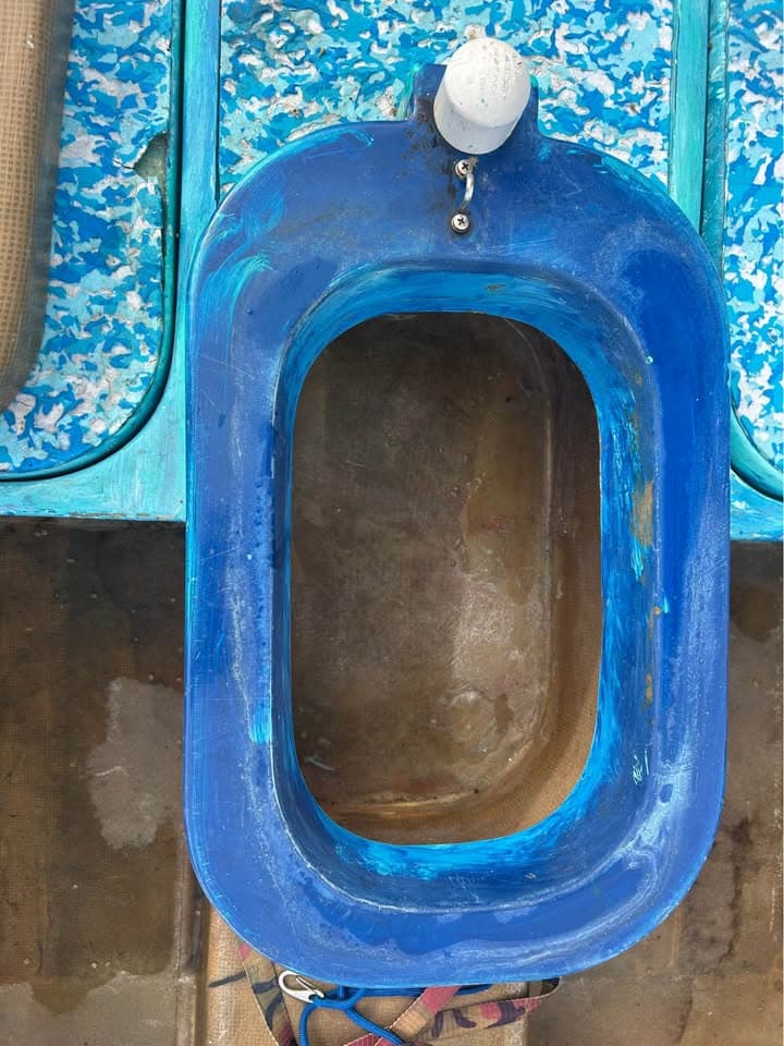 Hull and gelcoat detail