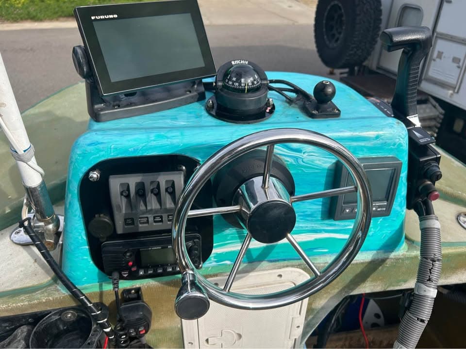 Bait tank and cooler storage